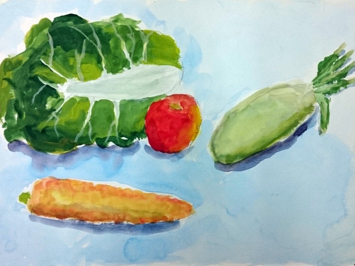 『蔬菜靜物畫』-【中高年級】